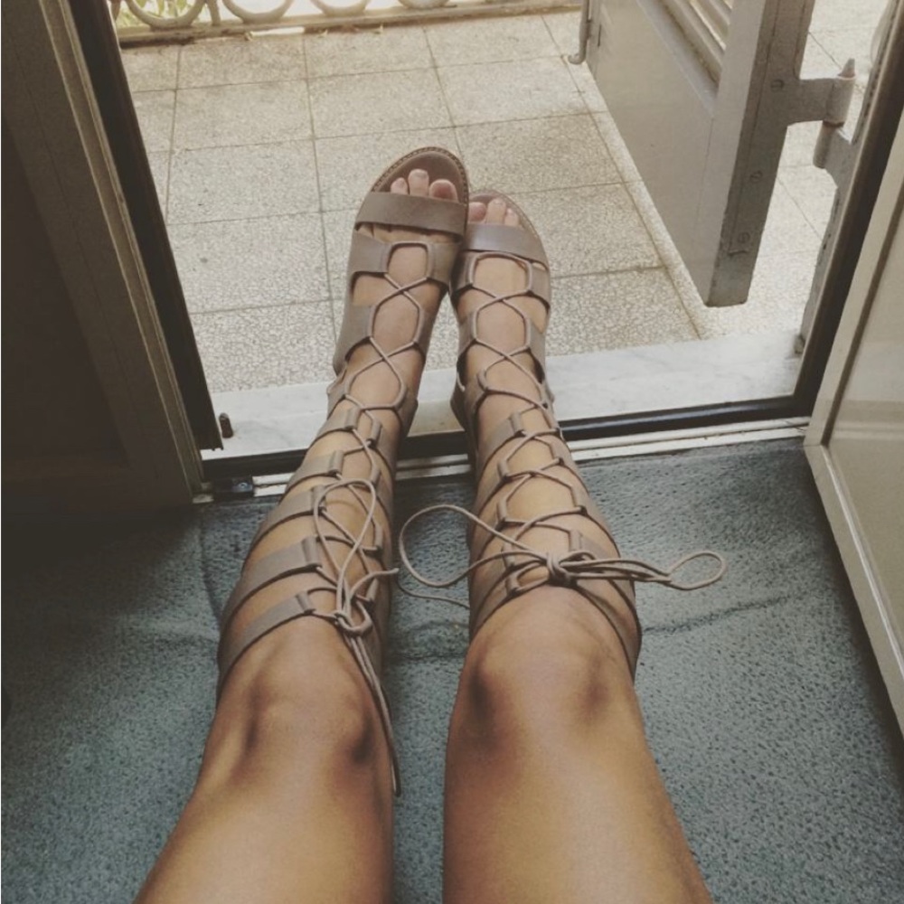 Zara gladiator sandals